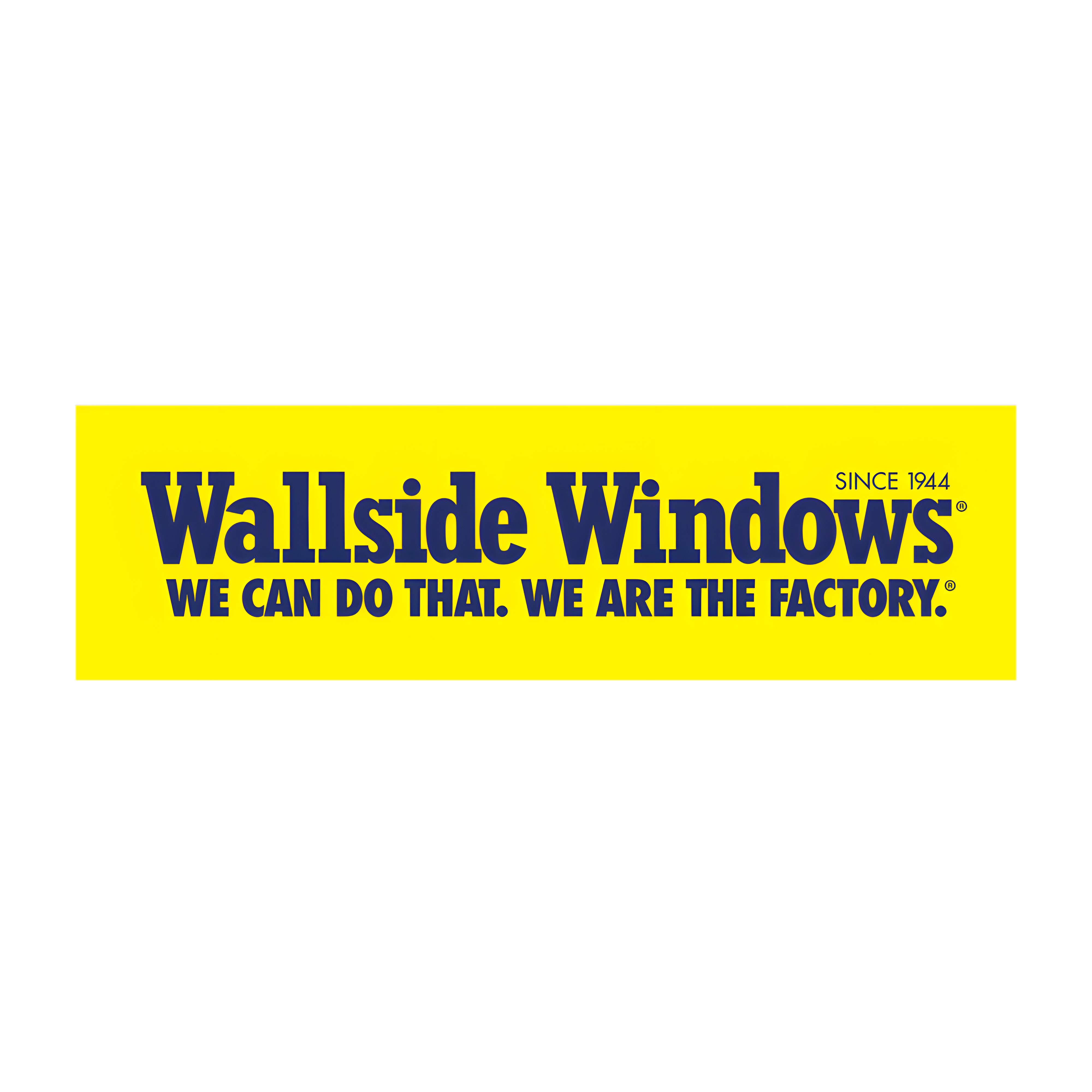 Logo image of Wallside Windows card.